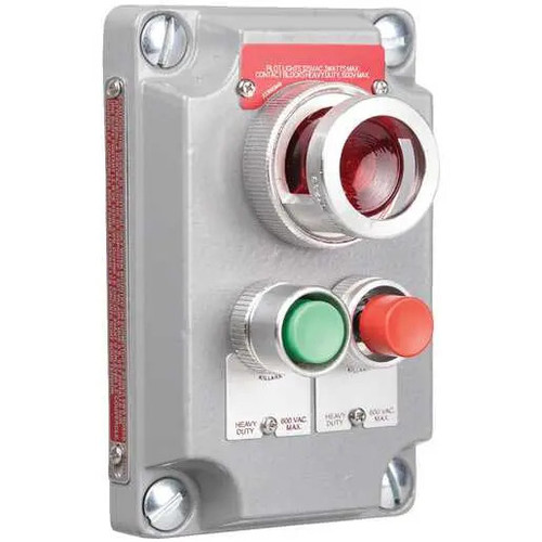 Xcs-0a15 Killark Double Push-button Indicator Cover with Device New