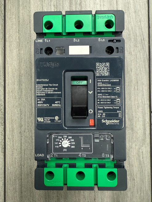 Bv4t025j Motor Circuit Protector Schneider Electric Tesys