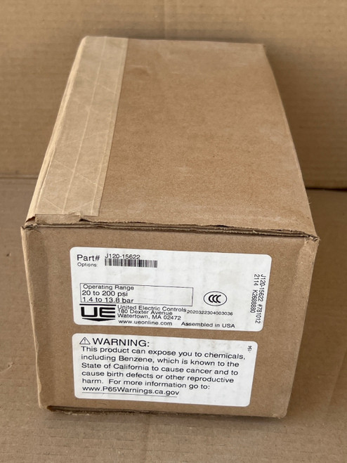 United Electric J120-15622 Pressure Switch