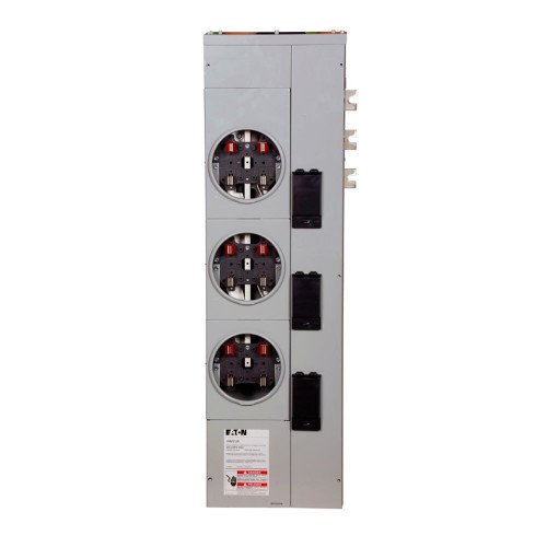 Eaton 1mm312r Residential Meter Stack, 800a, Indoor/outdoor, 120/240v, 3 Sockets