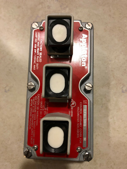 Appleton Hazardous Location 3 Pushbutton Control Station