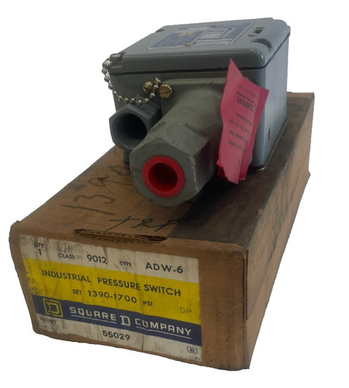 New Square D 9012-adw6 Pressure Switch 9012adw6