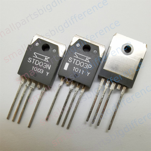 1/5/10/50 Pairs Std03n Std03p New Original Sanken To-3p