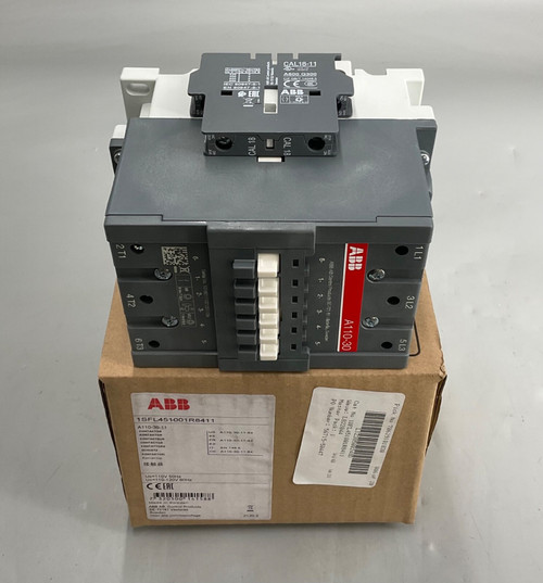 New Boxed Abb A110-30-11-84 3p Contactor 120 V Coil