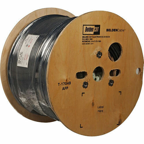 Belden 1694a Rg6 Low Loss Serial Digital Coaxial Cable (500', Black)