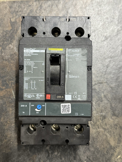 Square D Jdl36200 Circuit Breaker (jd250)