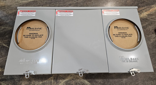 Milbank U1252-x 200a Dual Meter Can Socket Overhead/underground (new in Box )