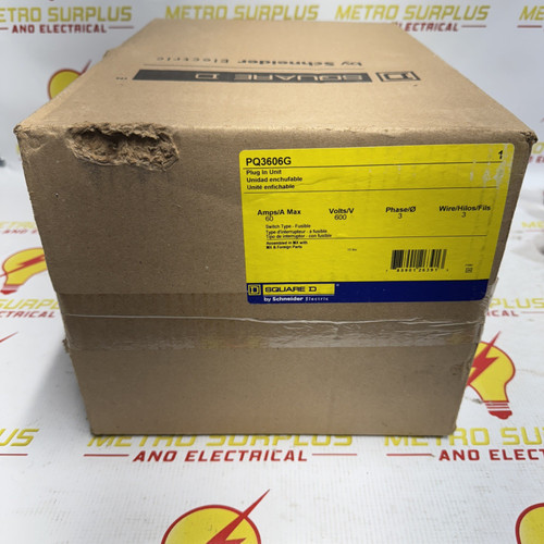 New Square D Pq3606g Bus Plug I-line Without Box