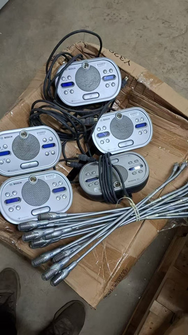1pcs Used Bosch Dcn-disvcs-dcn Dual-channel Conference Microphonor Dhl