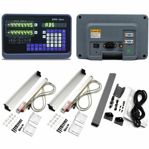 2/3 Axis Dro Display Digital Readout 5 M Linear Glass Scale Kit for Mill Lathe