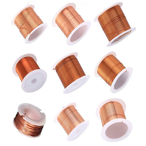 0.1 Mm to 3 Mm Copper Lacquer Wire Cable Copper Wire Magnet Wire Enameled Copper