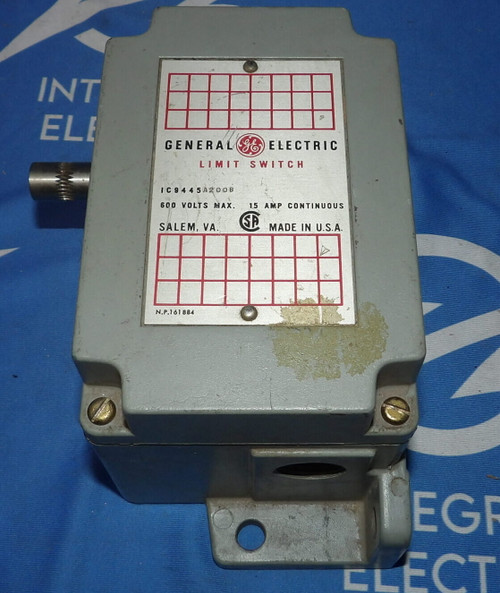 General Electric Ic9445a200b 15a 600v Limit Switch + 1 Year Warranty