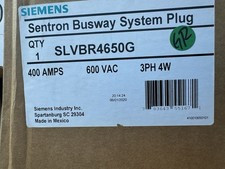 Slvbr4650G Siemens Sentron 400 Amp 600V Bus Plug New