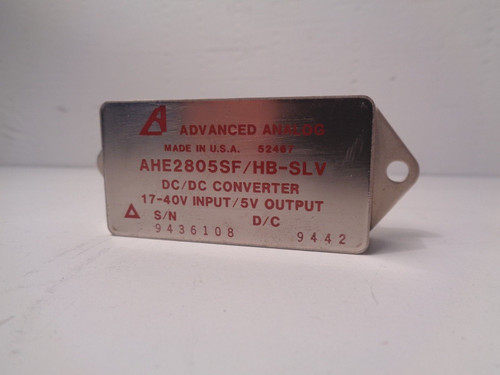Advanced Analog Ahe2805sf/hb-slv Dc/dc Converter 17-40v in 5v Output