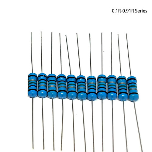 30 Pieces 0.22 Ohm 0.22r 1 Watts Metal Film Resistors 1 Tolerance 1w