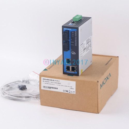 1pcs New Moxa Eds-405a-ss-sc-t 5-port Industrial Ethernet Switch