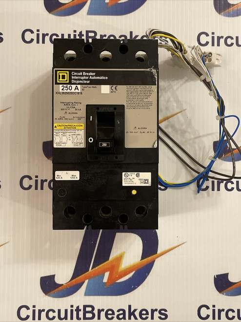 Used Square D, KHL3625025DC1616, 250A - Product Image