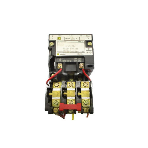 Used SQUARE D 8536SBO2SV02 SER. A 110120V AS PICTURED UNMP knox090072612-8536SBO2SV02 - Product Image
