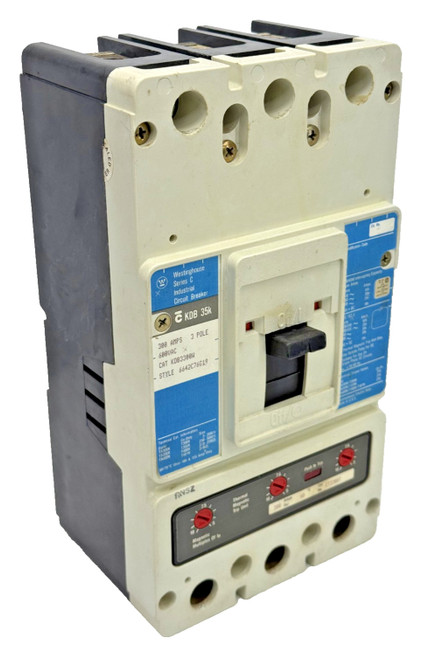 Used EATON Cutler Hammer KDB3300W Circuit Breaker KDB 35K 600VAC 300A 3P 6642C76G19 - Product Image