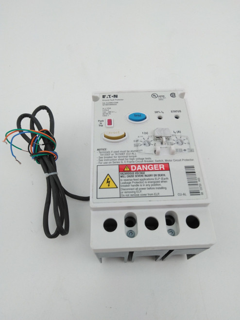 Used Eaton ELEBN3125W Ground Fault Protector, 3 pole ,125A - Product Image