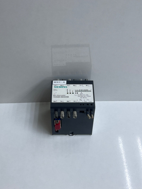 Used Siemens 7XV5450-0BA00BB Mini Star Coupler 7XV5450-0BA00/BB - Product Image