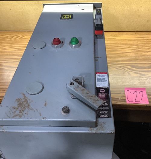 Used Used SQUARE D Class 8903 Type SPA61 Combo Lighting Contactor 60A 600V SER E 8903 SPA61 - Product Image