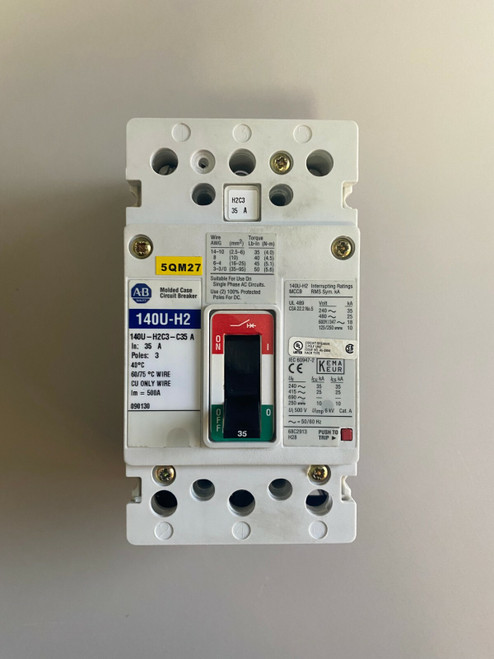 Used ALLEN BRADLEY 140U-H2C3-C30 140U-H2C3-C30 AR - Product Image