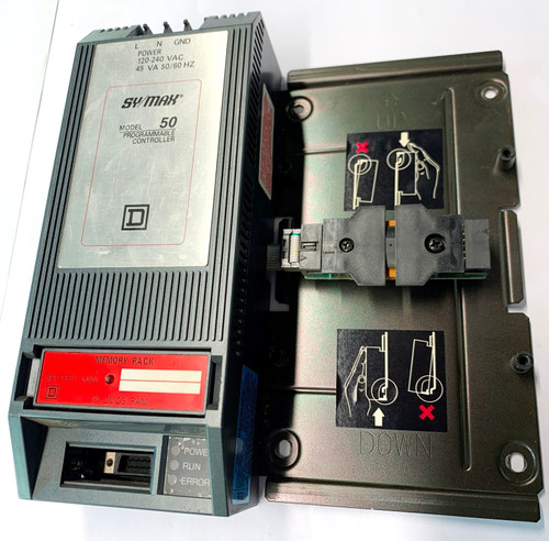Used SQUARE D SYMAX Class 8005 TYPE CP-50 Programmable Controller Used EOK - Product Image