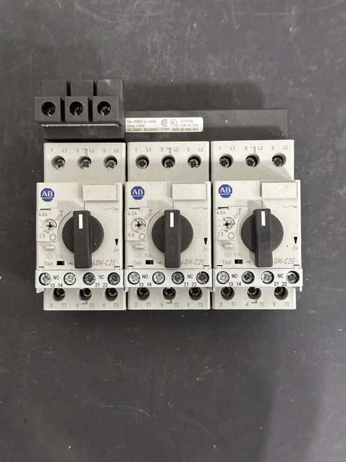 Refurbished Allen-Bradley 140M-C-AFA11, WTE, 140M-C2E-B40, B63 CIRCUIT BREAKERS  EXTRAS 140M-C-AFA11, 140M-C-WTE, 140M-C2E...
