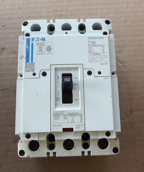 Refurbished EATON PDD23G0150TFFL circuit breaker NA - Product Image