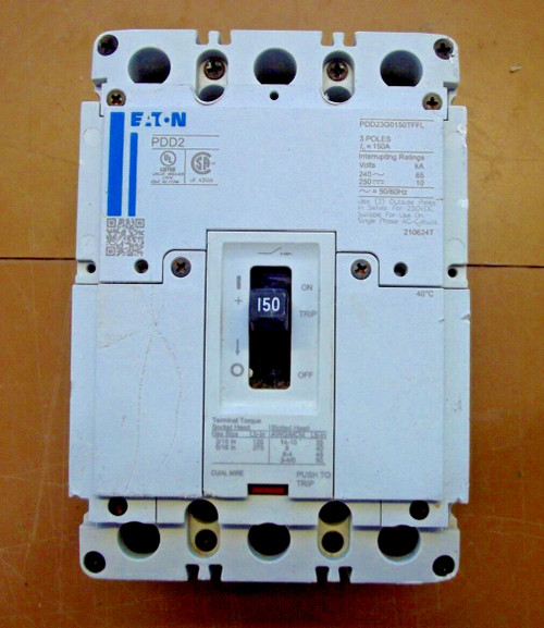 Refurbished EATON PDD23G0150TFFL circuit breaker 44e NA - Product Image