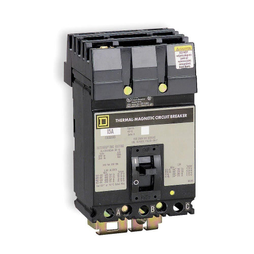 Used SQUARE D FH361001021 BU N 100A 600V 3P USED with 1021 shunt - Product Image