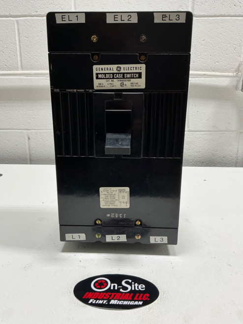 Used GENERAL ELECTRIC 800A MOLDED CASE SWITCH CIRCUIT BREAKER TKMA836Y800 - Product Image