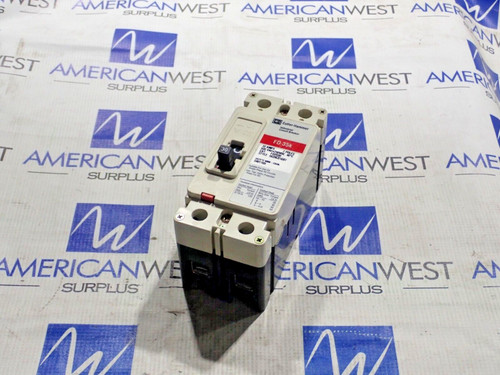 New Cutler Hammer FD2030 30 Amp 2 Pole 600V FD 35K Circuit Breaker New Take Out - Product Image