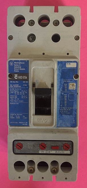 Used Eaton HJD3175 Blue Face Breaker - Product Image