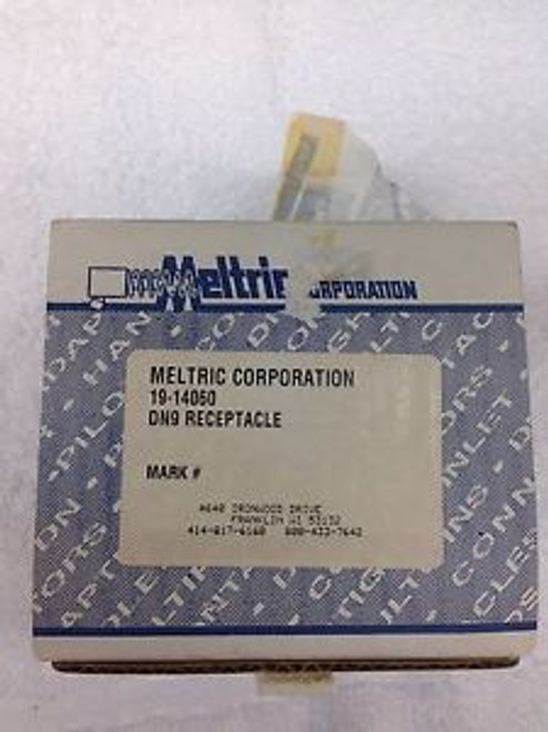 Meltric 20 Amp 600 Volt 6 Pin Dn9 Receptacle. 19-14060 New In Box. 1914060