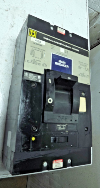 Used Square D LAL36400MB Circuit Breaker 400A 3P 600VAC 250VDC - Product Image