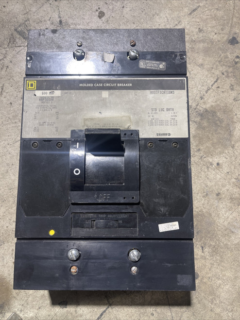 Used MAP36600 Square D 600 Amp Circuit Breaker MAP36600, map 36600 - Product Image