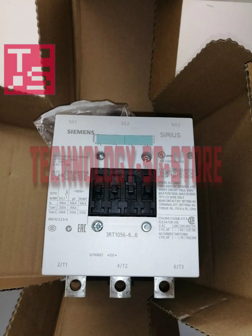 New Siemens 3RT1056-6AV36 contactor 1pcs New In Box - Product Image