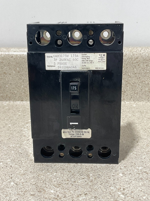 Westinghouse Cah3175W 175Amp, 3Pole