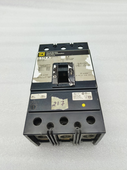 Square D Kal36175 175Amp Circuit Breaker Free