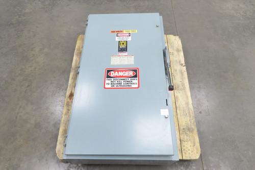 Square D Hu365 Safety Disconnect Switch 400A 600V 3 Pole Non Fused Series E2