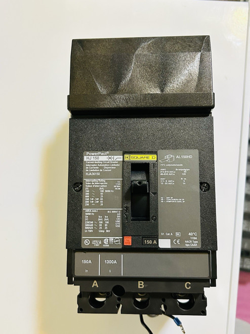 New Square D HJA36150 Molded Case Circuit Breakers With One Line - Product Image