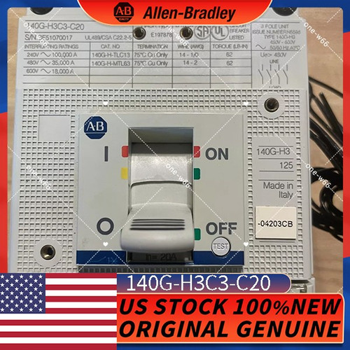 New New Sealed ALLEN BRADLEY 140G-H3C3-C20 Allen-Bradley Free Shipping - Product Image
