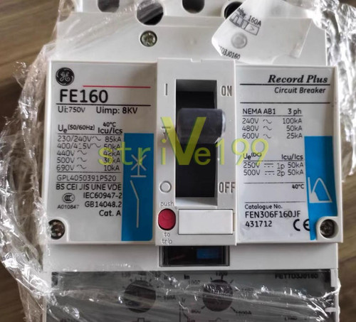 New 1PC GE FE160 3P 160A Circuit Breaker New  - Product Image