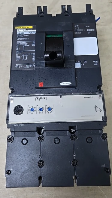 Used SQUARE D LGP36400U31X 400A 600V 3P CIRCUIT BREAKER - Product Image
