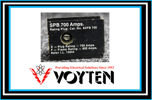 Used EATON SPB RATING PLUG 8SPB700 - Product Image