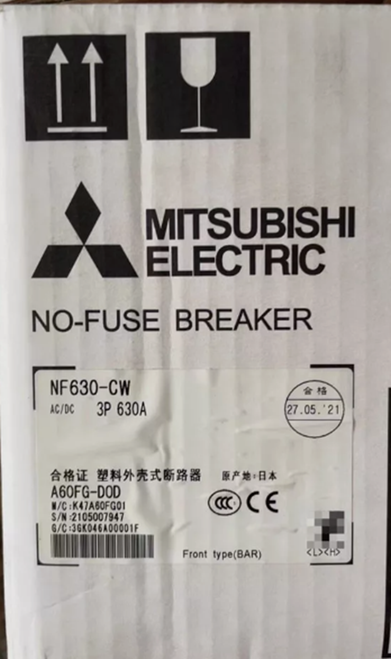 New NEW Mitsubishi NF630-CW 3P 630A circuit breaker - Product Image