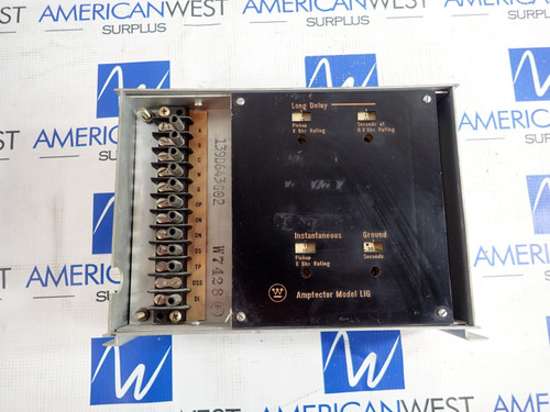 Used 139D643G02 Westinghouse Amptector Model LIG - Product Image