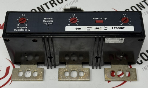 Used Eaton Cutler-Hammer LT3600T Thermal Magnetic Trip Unit 600A 3 Pole - Product Image